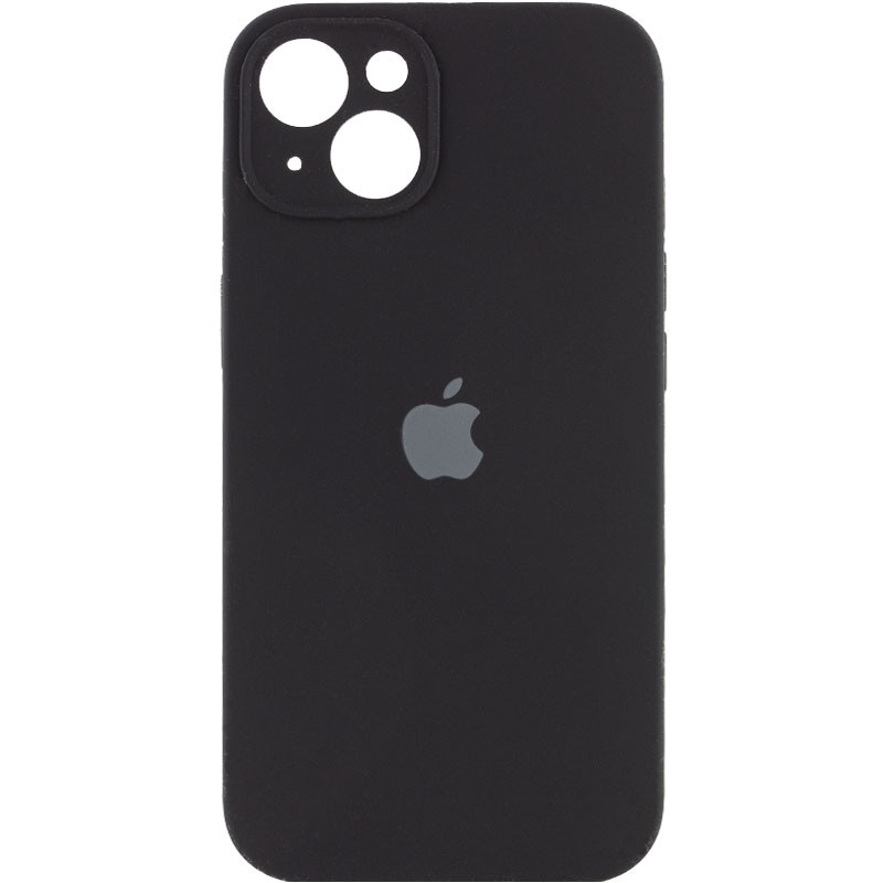 Silicone Case Full Camera Protective (AA) для iPhone 14 (Black)-0